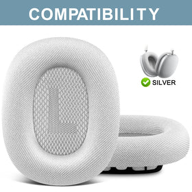 SOPROM ear cushions mesh fabric detail for durable contact and comfort.