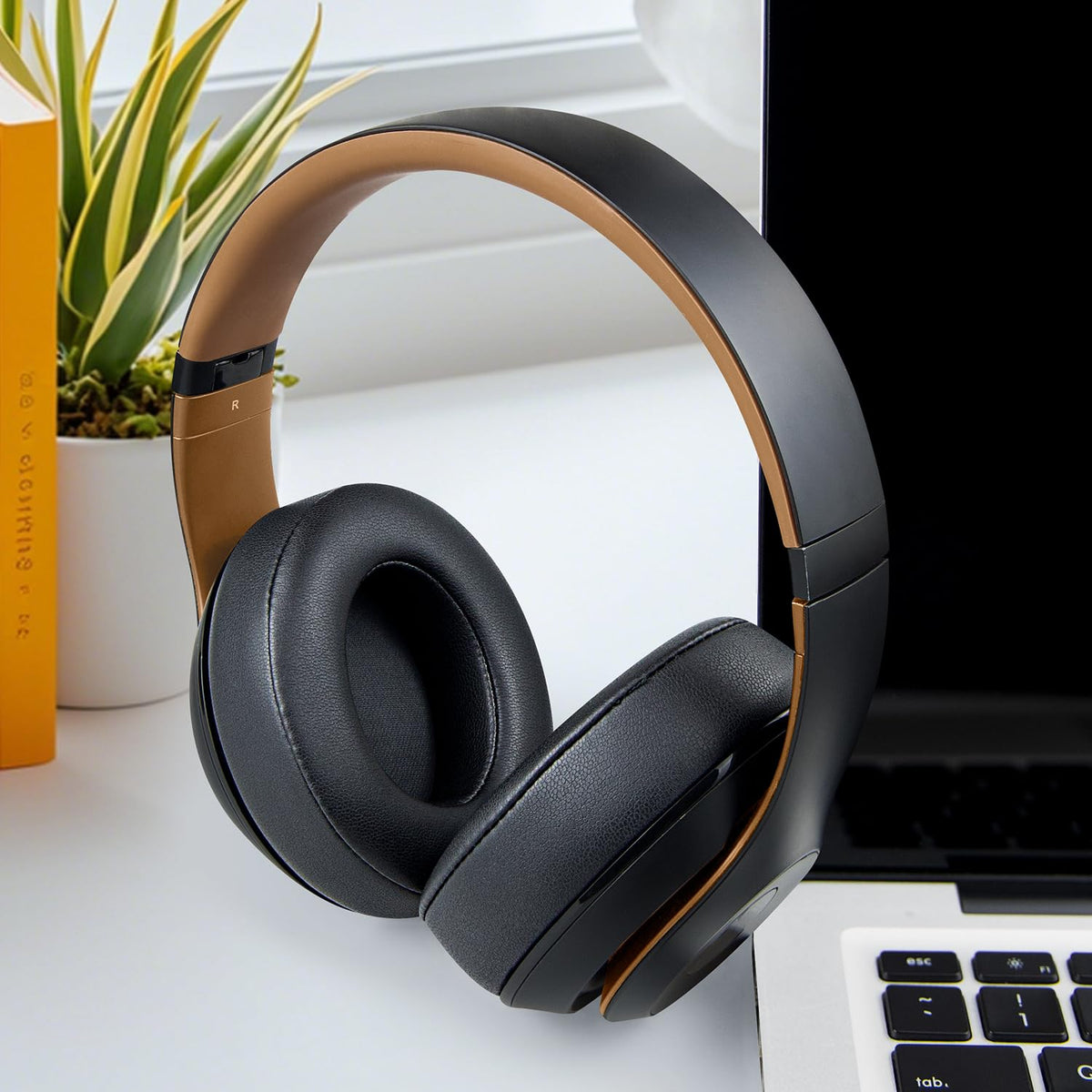 Ergonomic design provides comfortable wear during long listening sessions.
