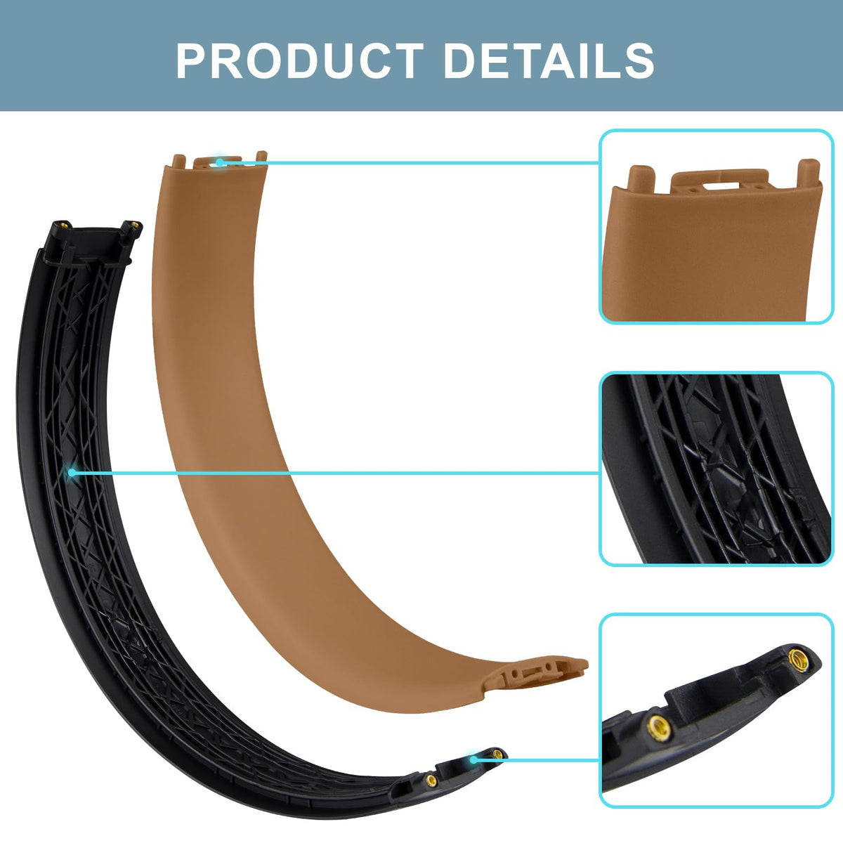 Seamless-fit headband blends with Beats Studio 3 and 2 for a like-new look.