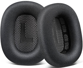 SOPROM upgraded ear pads for AirPods Max front view with durable mesh for comfort.