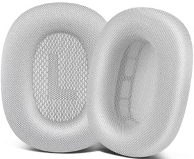 SOPROM AirPods Max ear pads with mesh fabric for breathable comfort.