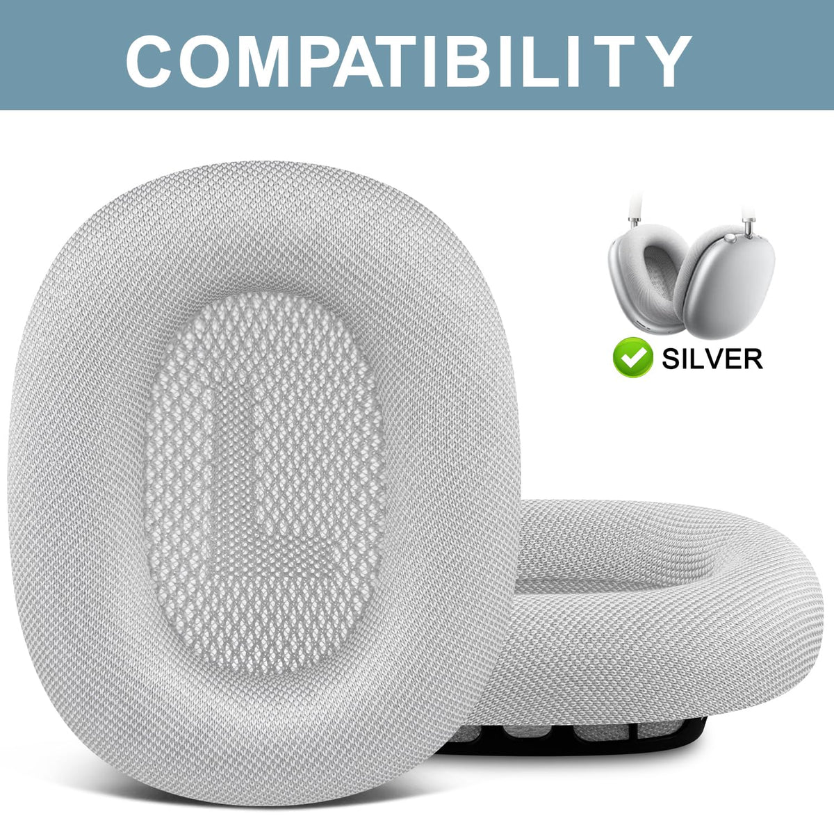 SOPROM ear pads showcasing strong magnets for secure attachment.