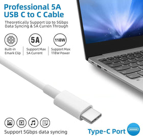 SorsnA 118W charger with built-in safety features.