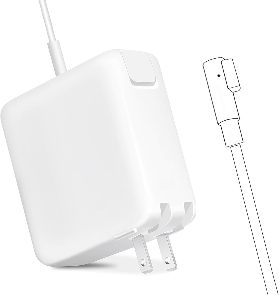 Sorsna MacBook Pro charger 60W, side view, portability for travel
