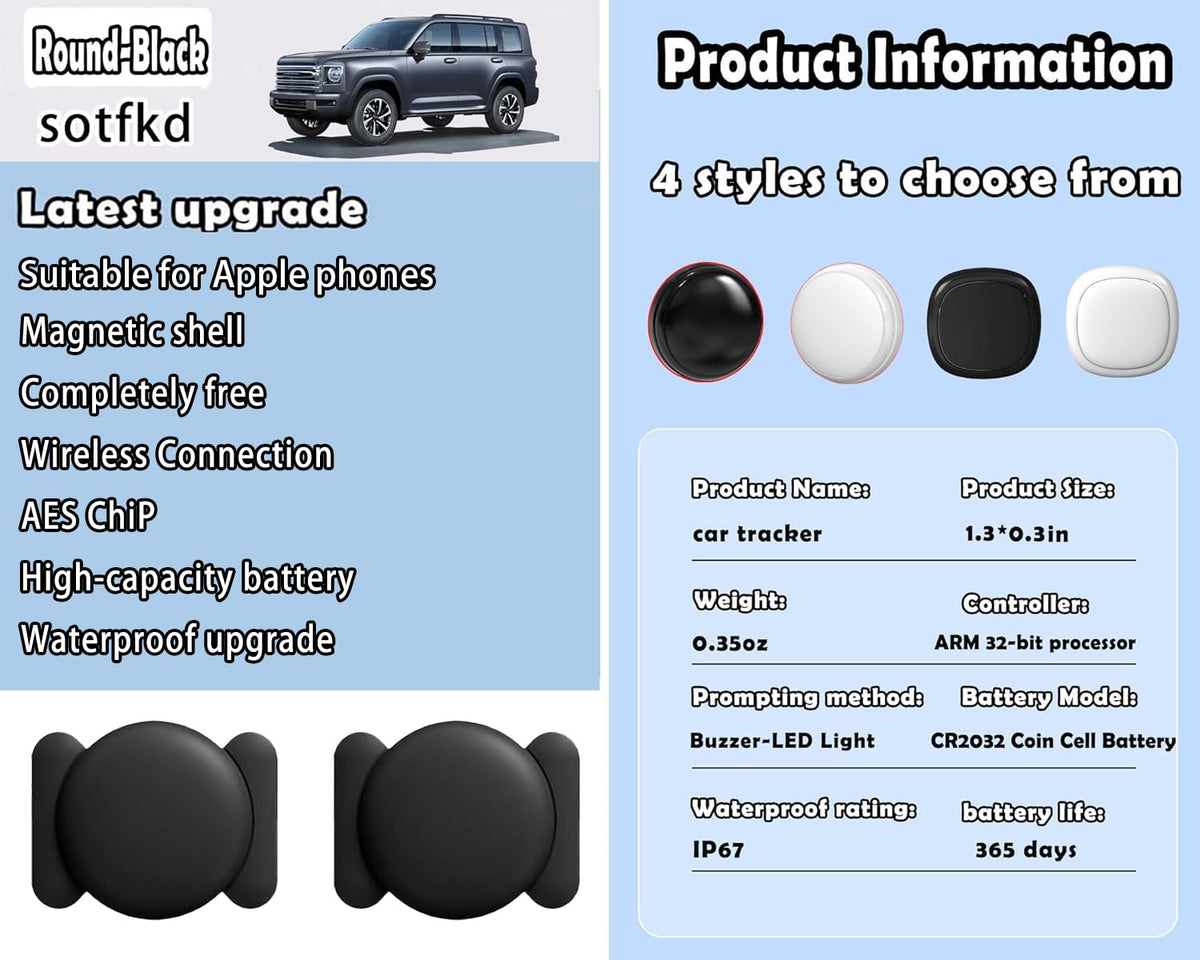 sotfkd compact two-pack ready for car, bag, or keys