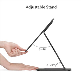 SOTSU FlipAction Pro 16 Gen-2 height tilt demonstrates ergonomic viewing on the go.