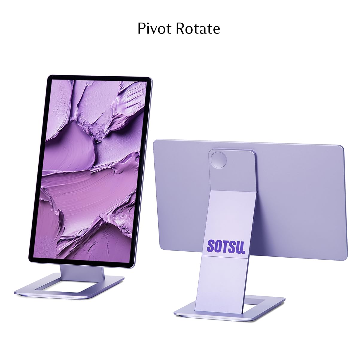 SOTSU portable monitor folds flat for effortless packing and storage