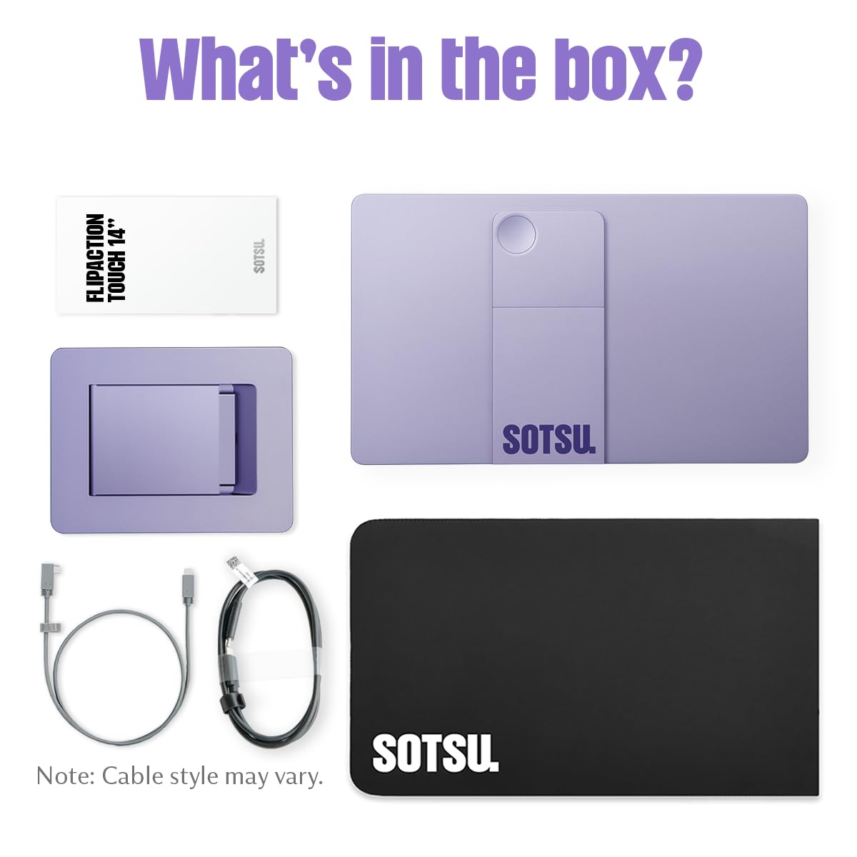 SOTSU FlipAction connects via USB-C and Mini HDMI for broad compatibility