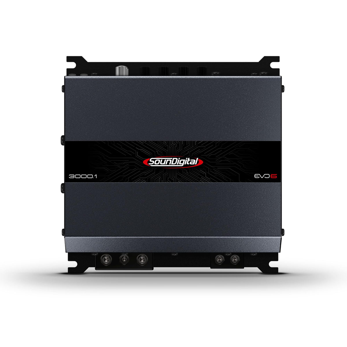SounDigital EVO6 3000.1 front view highlights a compact high power amplifier