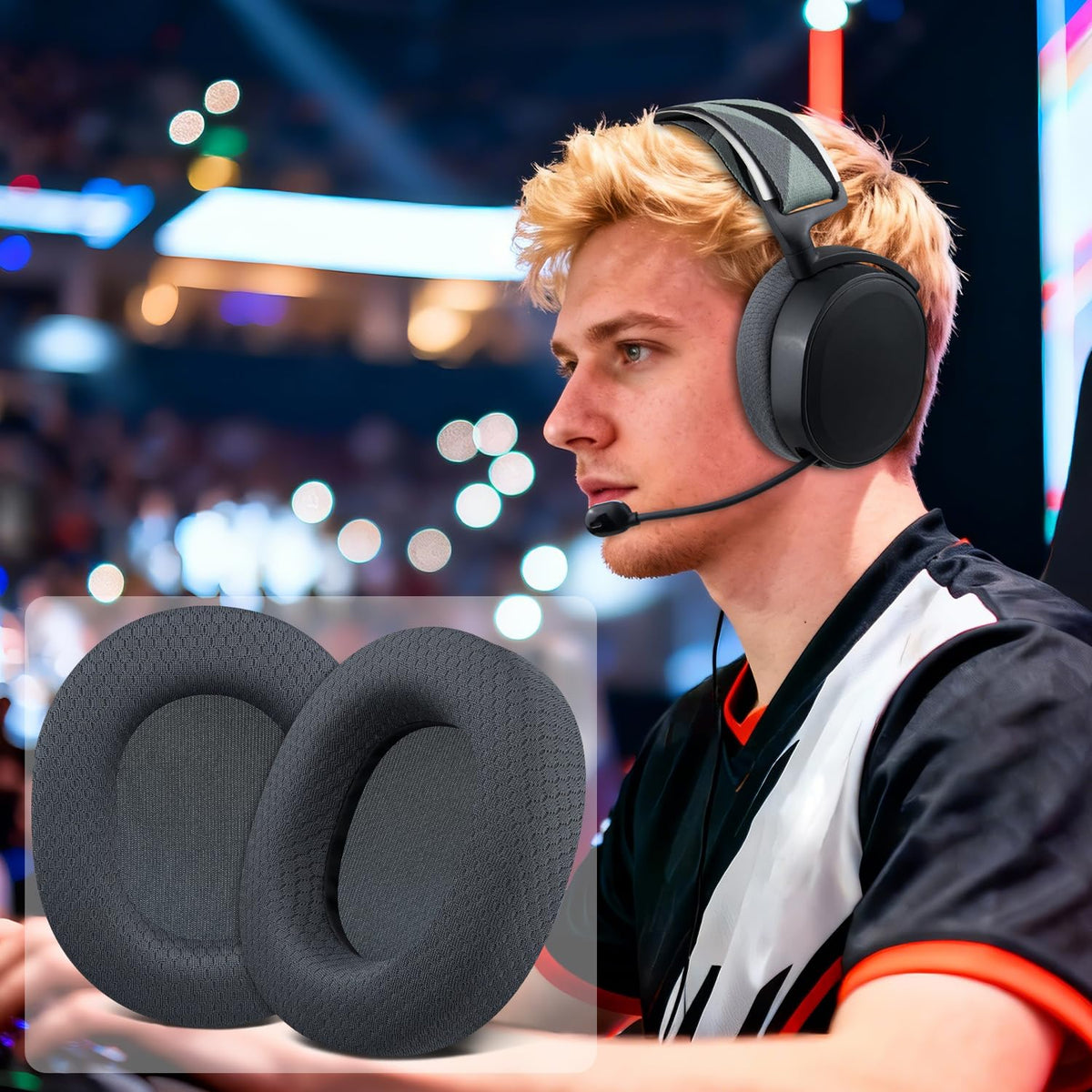 SOULWIT Arctis earpads deliver improved noise isolation and a soft touch.