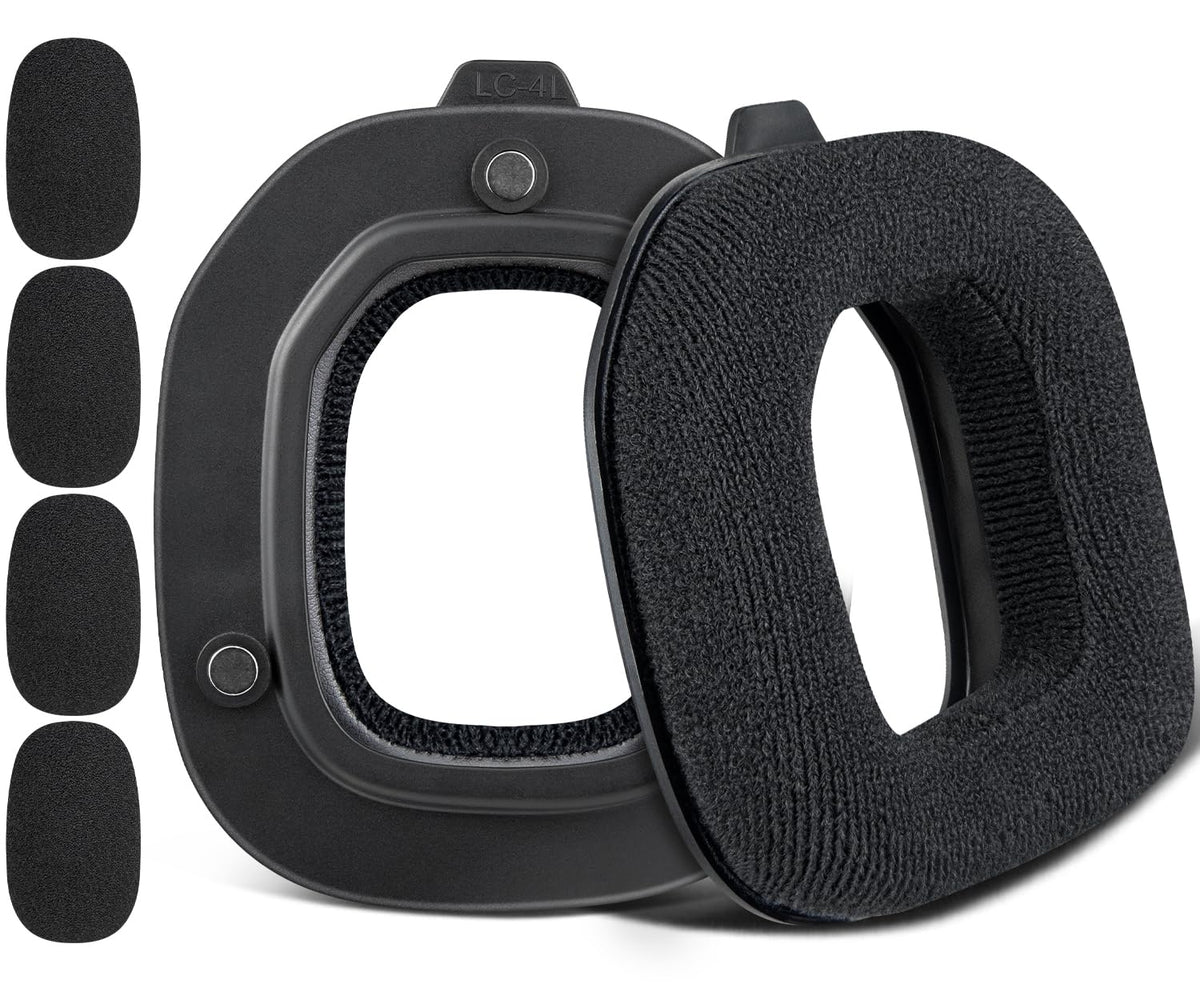 SOULWIT Astro A50X ear pads velour closeup for comfort and airflow