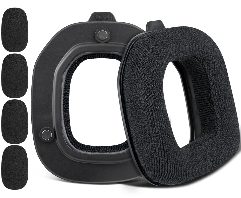 SOULWIT Astro A50X ear pads velour closeup for comfort and airflow
