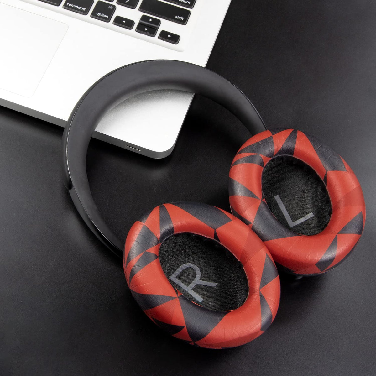 Bose 700 earpads showing soft protein leather and added thickness