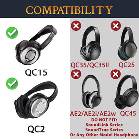SOULWIT Bose QC15 headband replacement preserves original feel and fit.