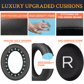SOULWIT Bose QC45 earpads high-density-foam maintains shape