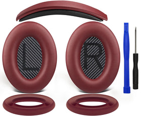 SOULWIT burgundy replacement kit front view shows included parts and renewed appearance