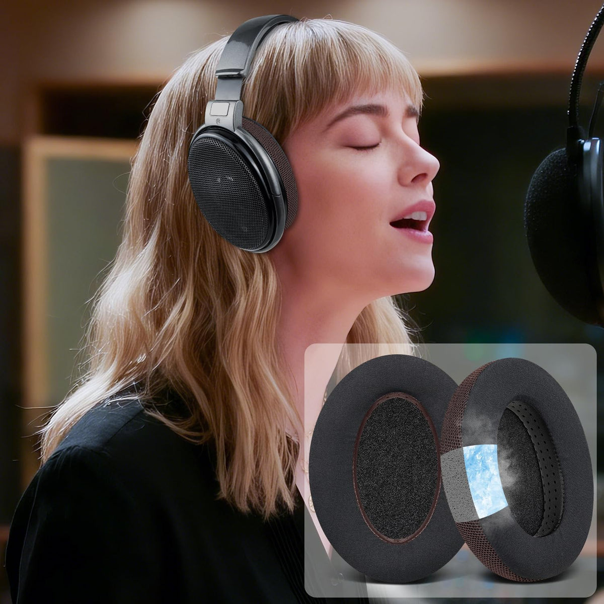 SOULWIT compatibility label confirms Sennheiser HD model fit