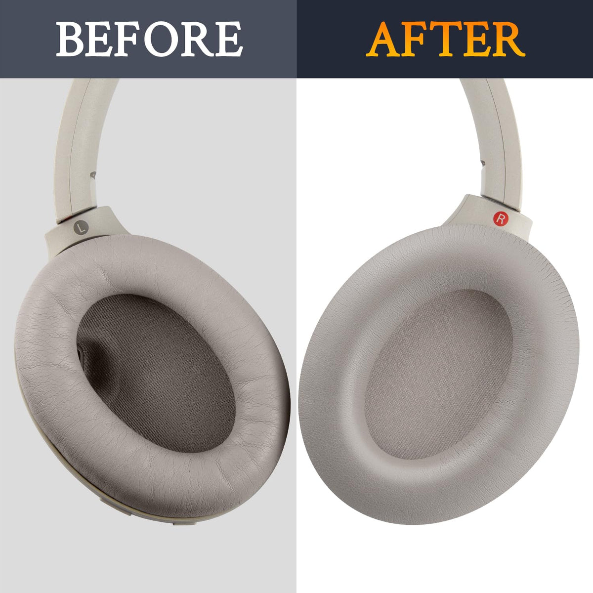 SOULWIT compatible earpads for WH-1000XM4 maintain controls and fit securely