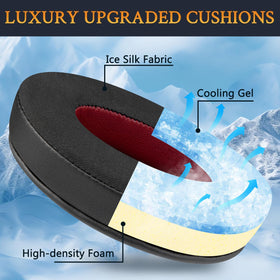 SOULWIT cooling ear pads HyperX Cloud Flight close-up foam detailing the gel layer