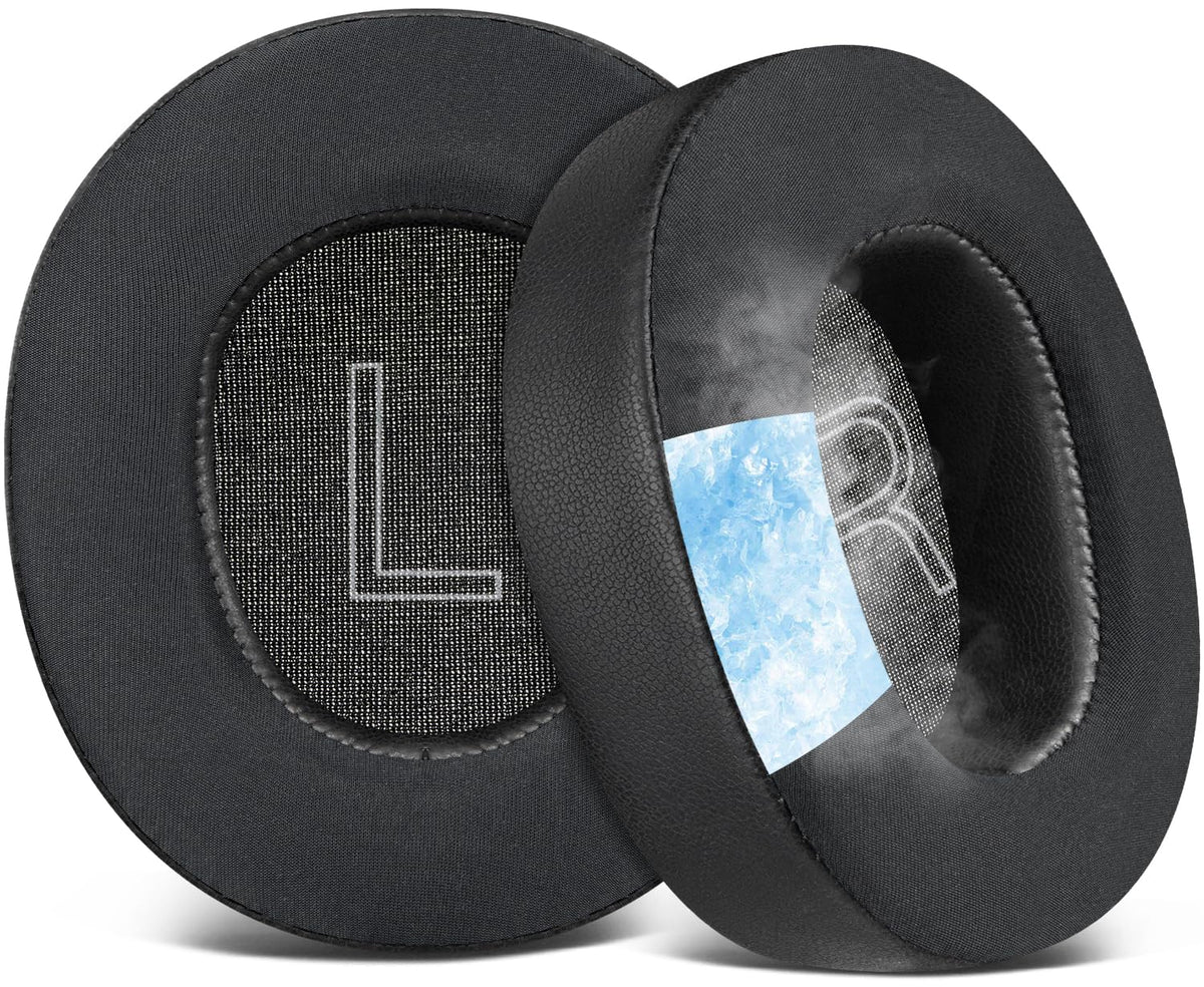 SOULWIT cooling earpads with ice-silk fabric for breathable comfort during long listening sessions