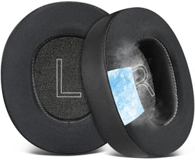 SOULWIT cooling earpads with ice-silk fabric for breathable comfort during long listening sessions