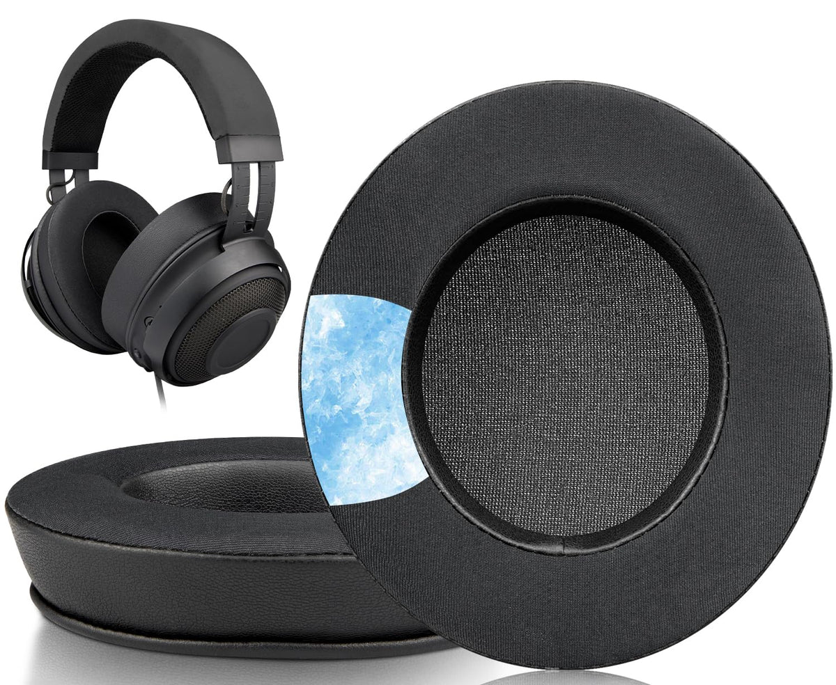 SOULWIT cooling-gel ear pads on Kraken 2019 for cooler ears and comfy long sessions.