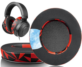 SOULWIT cooling-gel ear pads mounted on Kraken 2019 for cooler ears