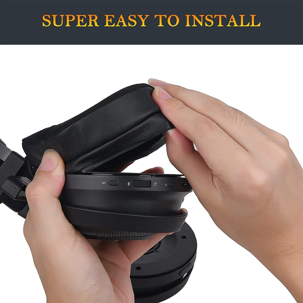 SOULWIT cooling-gel ear pads for Kraken X enhance comfort and moisture management.