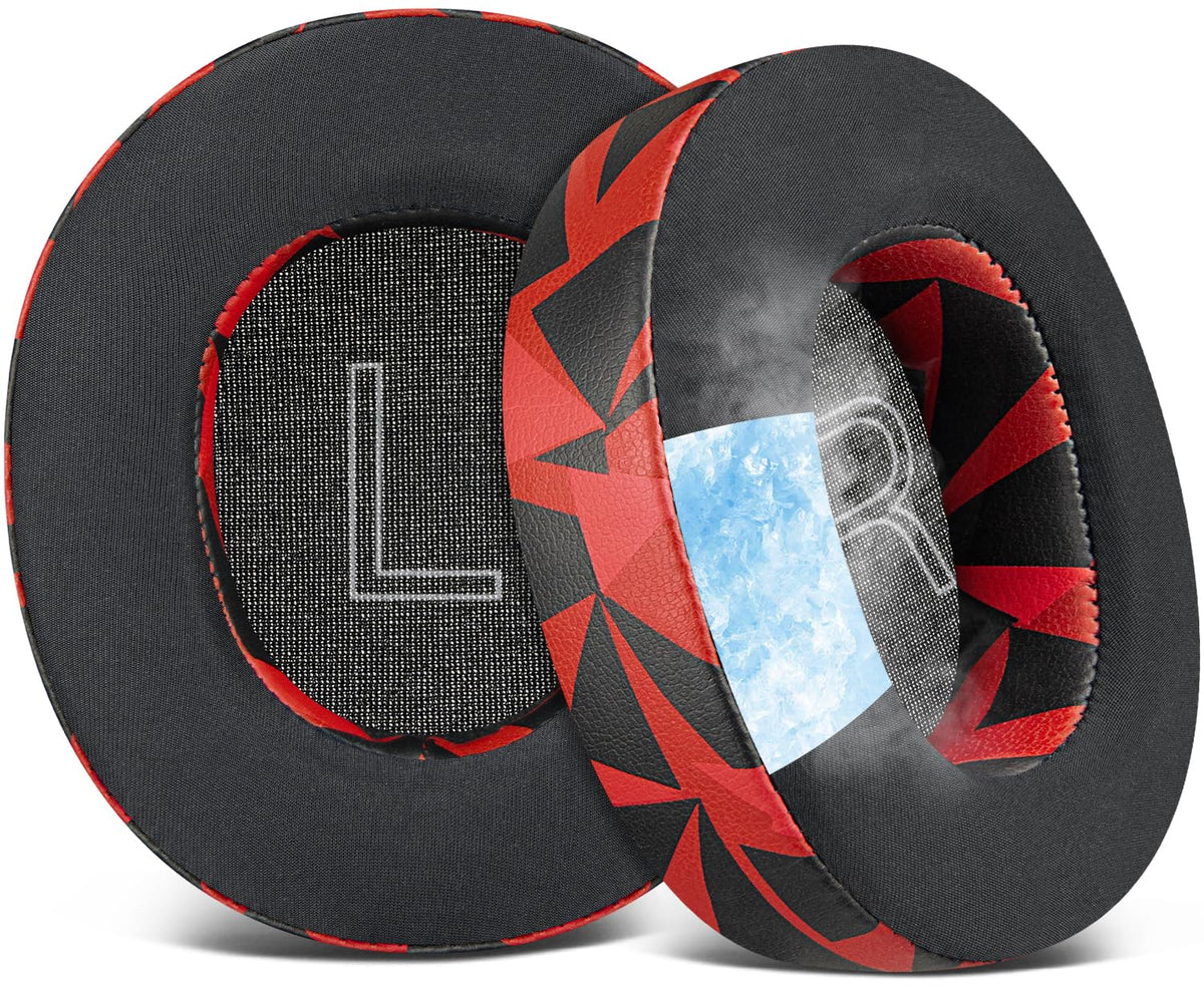 SOULWIT cooling-gel ear pads on Arctis Nova Pro close-up for cooler, comfortable listening