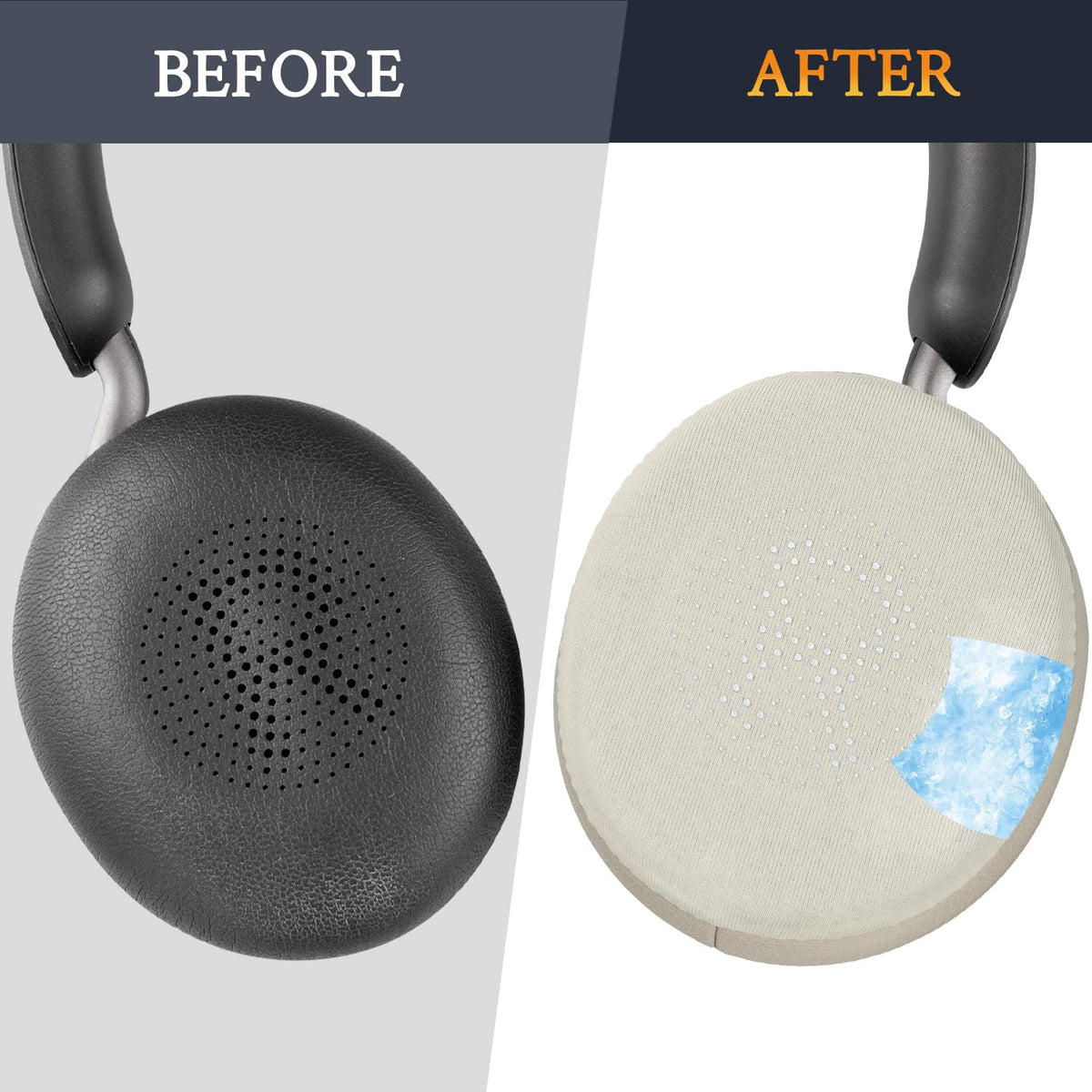 SOULWIT compatible with Evolve2 models and Elite 45h on-ear headset.