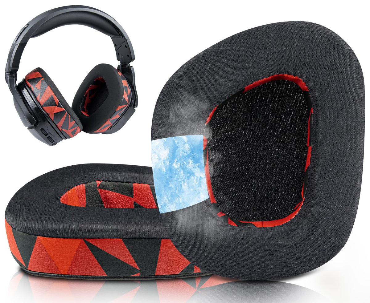SOULWIT cooling-gel ear pads compatible with Turtle Beach Stealth 600 Gen 2/3.