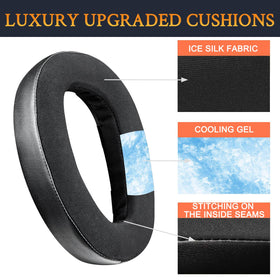 SOULWIT cooling-gel ear pads for GSP670 breathable comfort in warm rooms