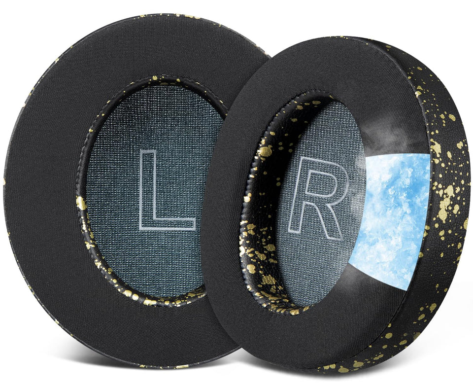 SOULWIT cooling gel earpads on Life Q30 front view for cooler comfort