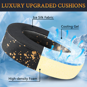 SOULWIT earpads for MDR-100ABN side view with cooling gel and comfort