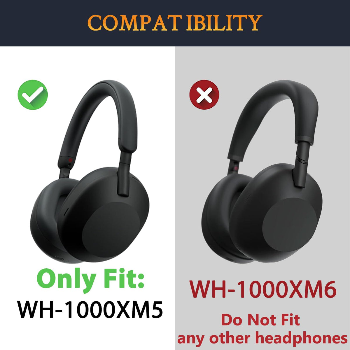 SOULWIT Snow Leopard earpads for WH-1000XM5 refresh the headset with a premium look.