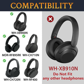SOULWIT cooling gel earpads for Sony WH-CH710N for comfortable daily commuting