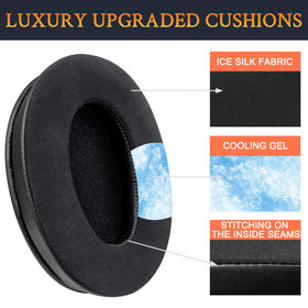 SOULWIT ear pads with high-density foam thicker for better isolation
