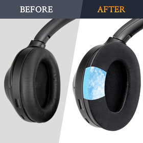 SOULWIT ice-silk fabric cover on ear pads improving breathability