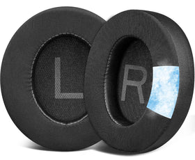 SOULWIT cooling gel earpads for Space Q45, front view, demonstrating cooling layer for comfortable wear