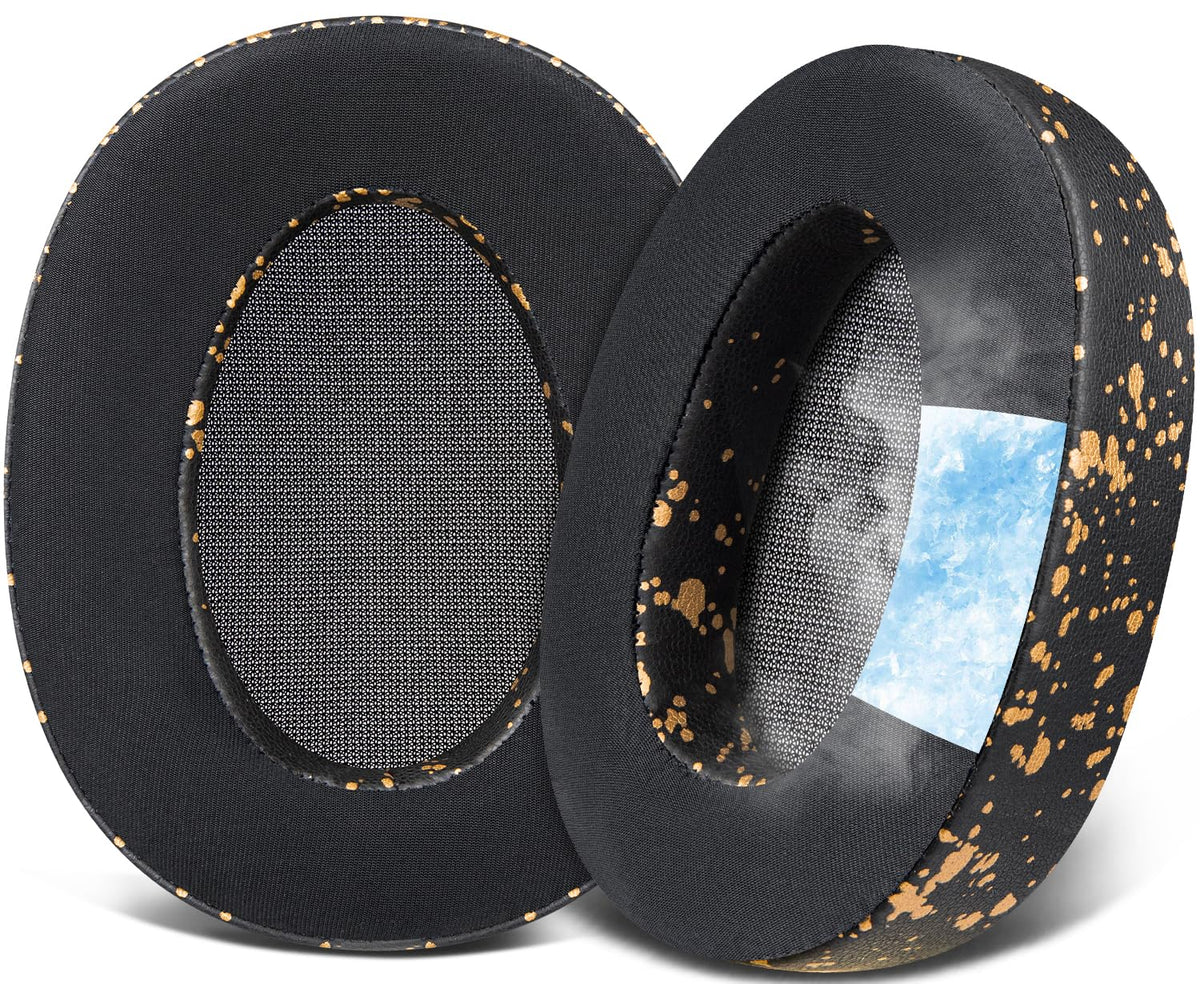 SOULWIT cooling gel earpads on WH-H900N front view for cooler ears and comfort