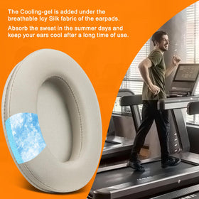 SOULWIT earpads vs original highlighting refreshed breathability