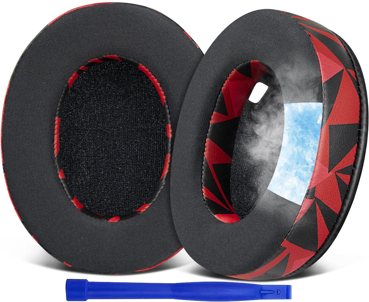 SOULWIT cooling-gel earpads attached to WH-1000XM4 improving comfort and compatibility