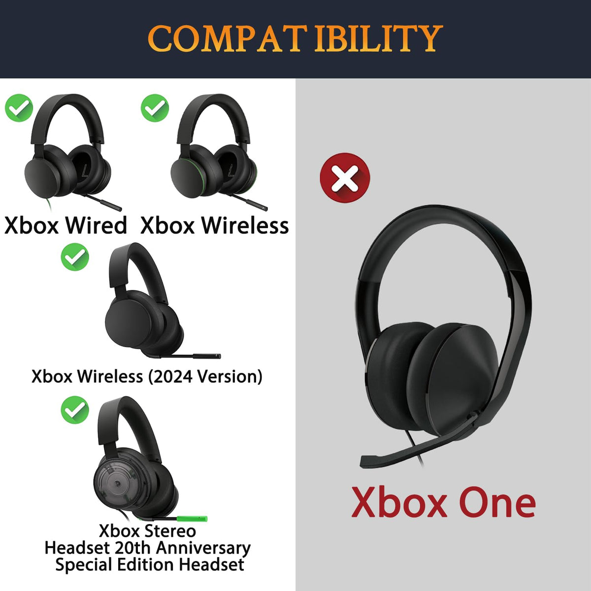 SOULWIT cooling gel earpads on Xbox Stereo 20th Anniversary for long-wear comfort.