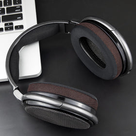 SOULWIT dark coffee ear pads close-up with premium look