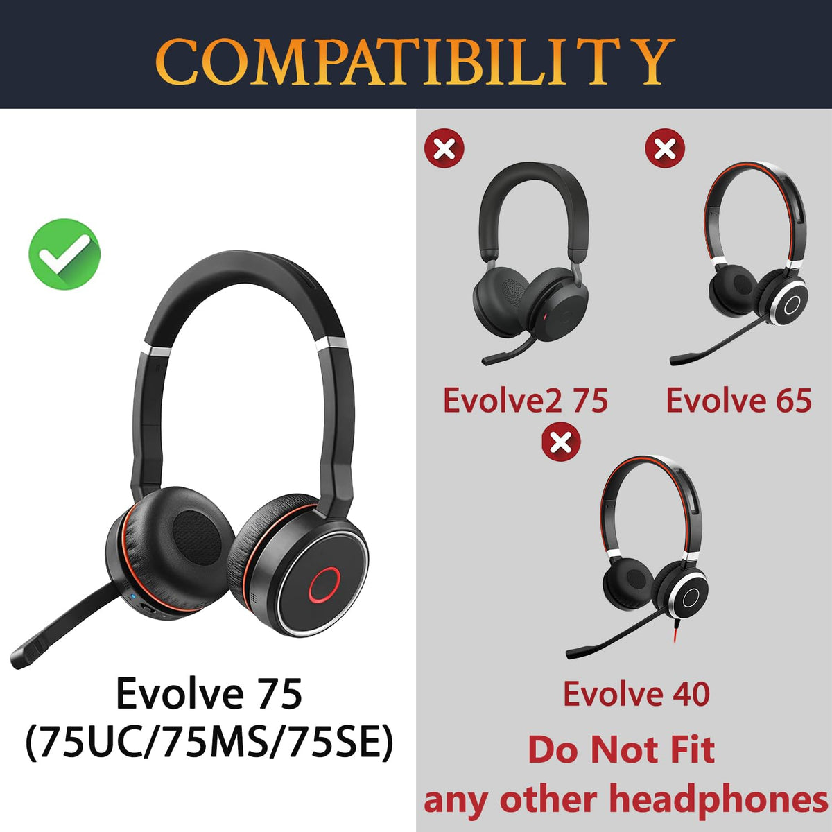 SOULWIT earpads with dense foam enhance noise isolation during calls.