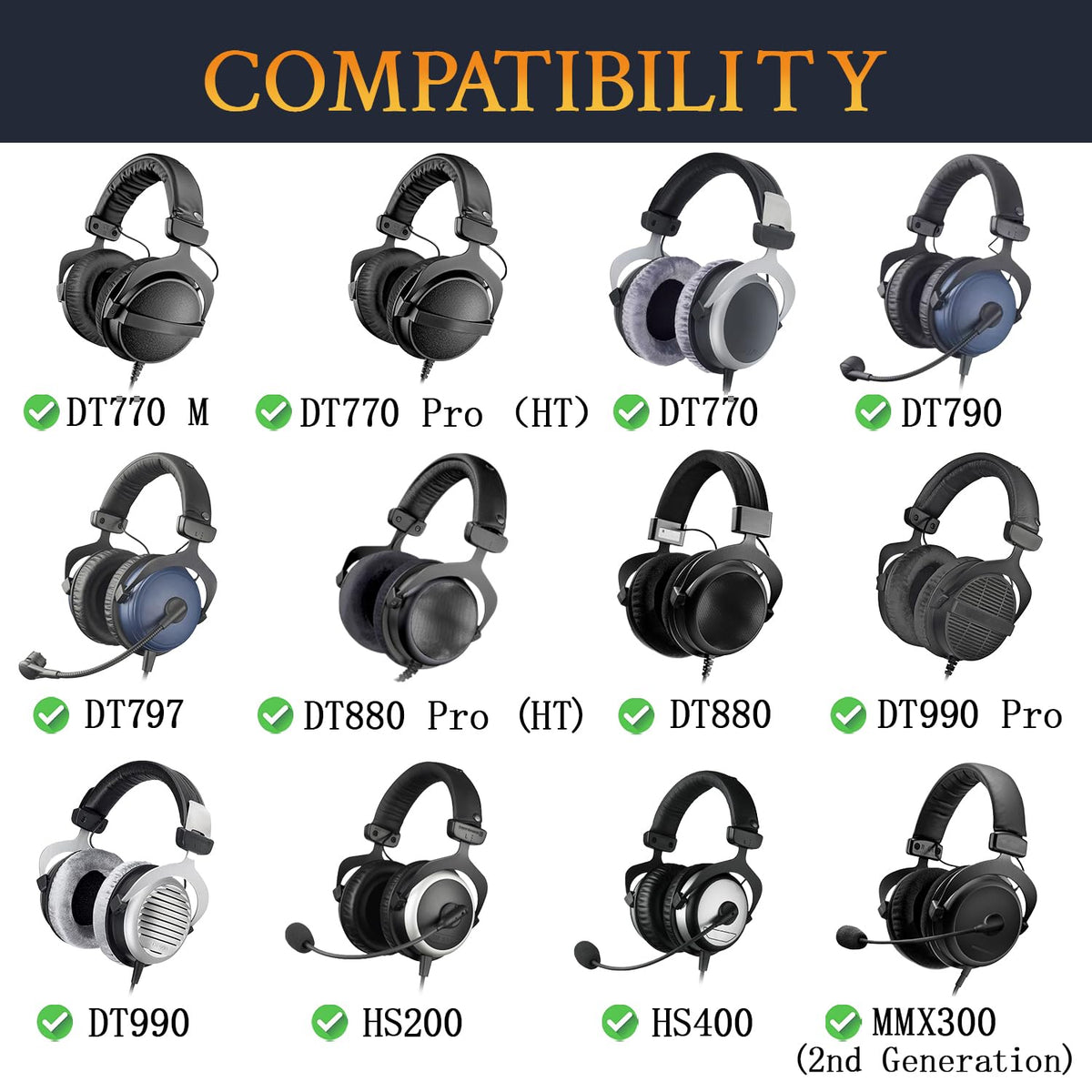 SOULWIT headband cover for DT770 Pro strengthens durability and style