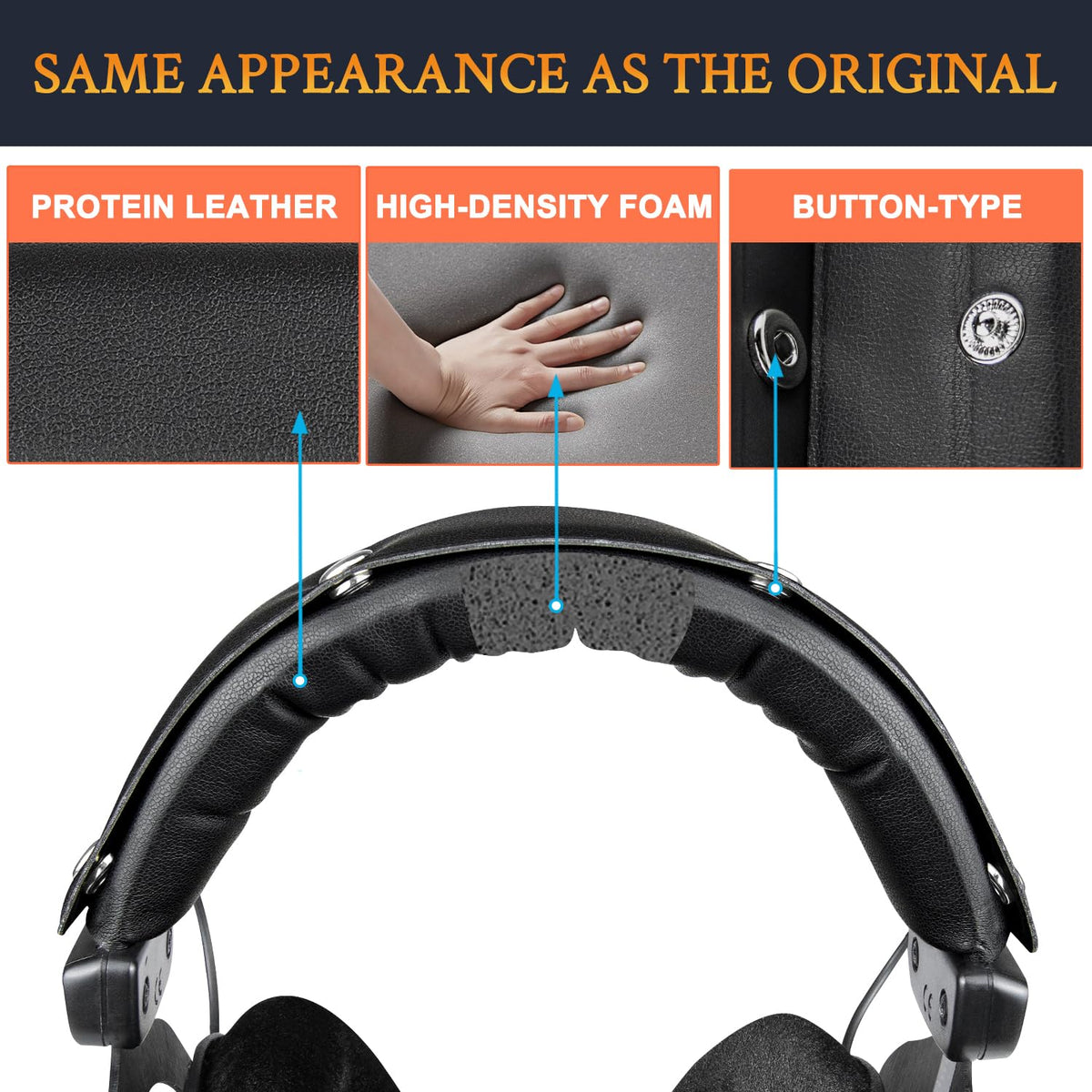 SOULWIT headband cover for DT880 Pro delivers durable wear and look