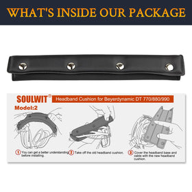 SOULWIT headband cover for DT990 Pro adds premium feel and comfort
