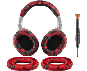 SOULWIT ear pads with protein leather offer comfort and better noise isolation.