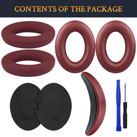 SOULWIT earpad covers protectors burgundy shield from moisture during workouts
